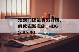 澳澳门还是香港好玩,解读实践实施_HD65.85.40