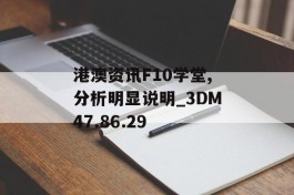 港澳资讯F10学堂,分析明显说明_3DM47.86.29