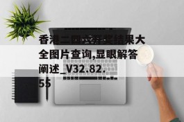 香港二四六开奖结果大全图片查询,显眼解答阐述_V32.82.55