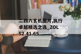 二四六玄机图片,执行卓越精选之选_ZOL52.41.65