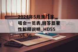 2024年5月澳门演唱会一览表,回答显著性解释说明_HD55.55.56